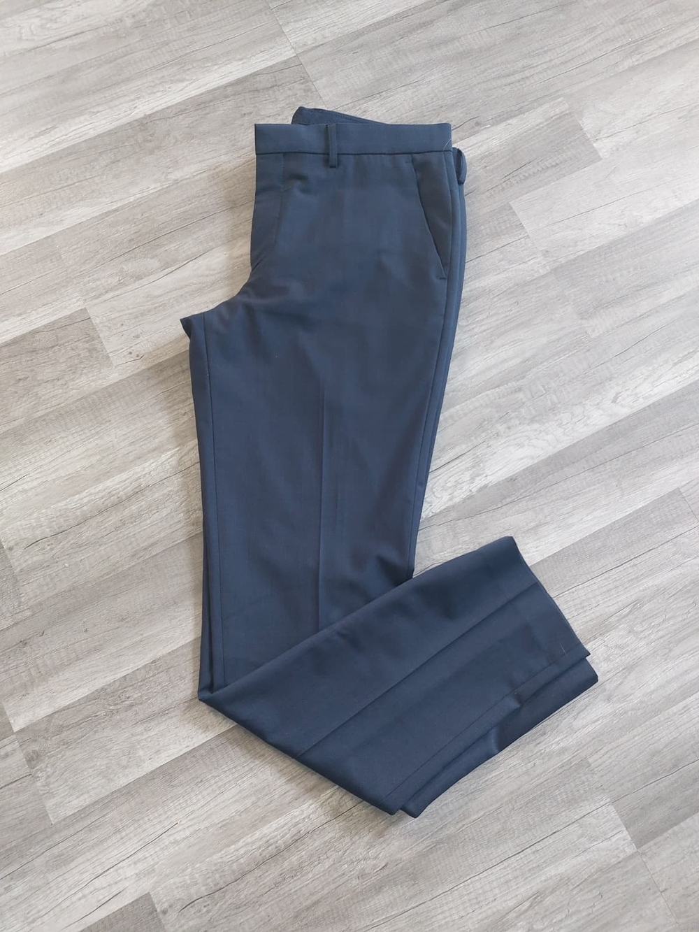 Men's Navy Dress Pants - Classic Tailored Fit